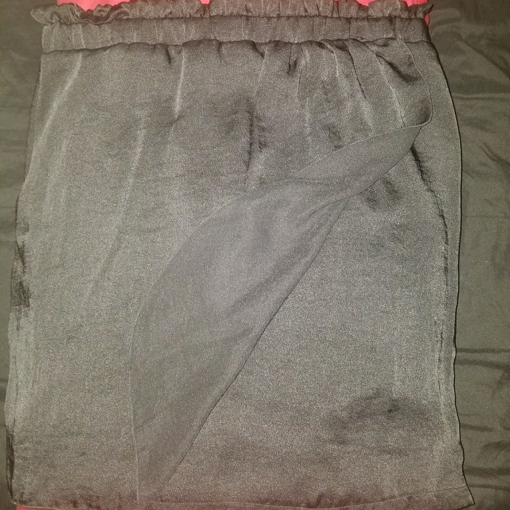 Satin skirt